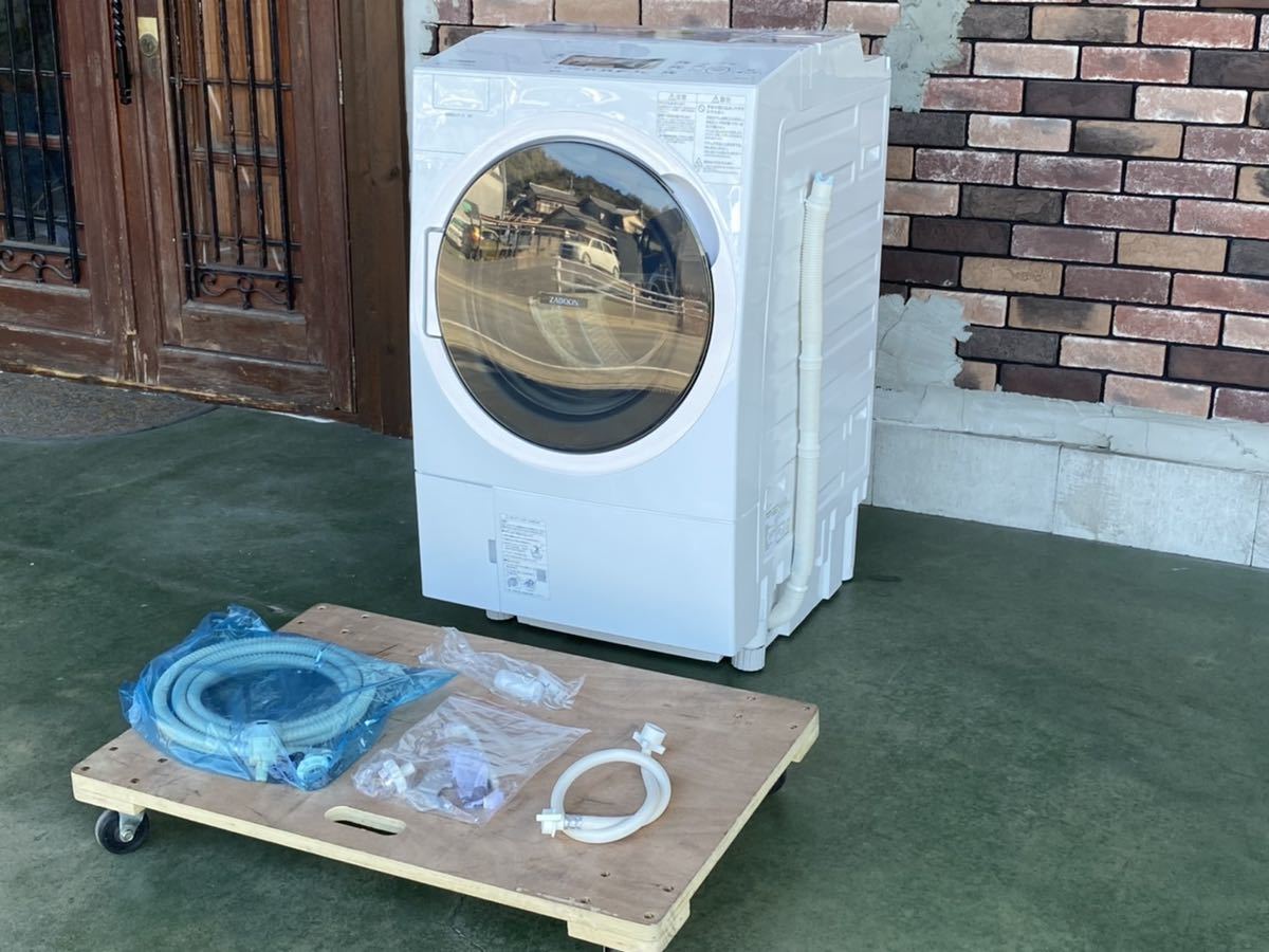 東芝 ドラム式洗濯乾燥機 左開きタイプ グレイブラウン TW-117X3L 