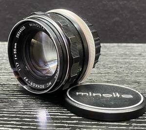 MINOLTA MC ROKKOR-PF 1:1.7 55mm カメラレンズ #1301