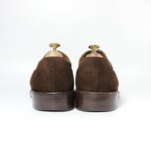 “美品/希少品” 70s~80s K SHOES（ケーシューズ）フルブローグシューズ UK8.5 スエード ダークブラウン ロイヤルワラント 英国製_画像6