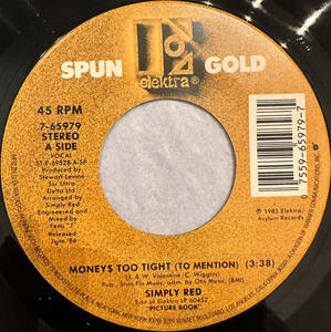 ■1985年 US盤 オリジナル 新品 Simply Red - Moneys Too Tight (To Mention) / Holding Back The Years 7”EP 7-65979 Elektra
