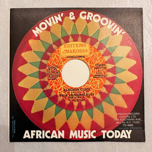 #1975 год US запись оригинал новый товар редкость!FELA RANSOME-KUTI & THE AFRICA *70 - Alagbon Close 7~EP EM2719 Editions Makossa