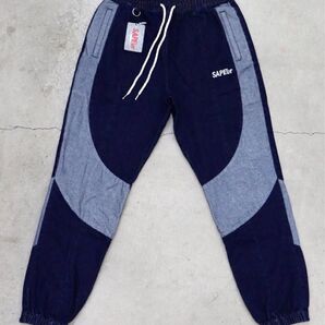 SAPEur DENIM TRACK PANTS インディゴ