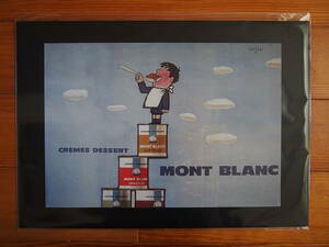 レイモン　サヴィニャック　MONT BLANC 　ミニ　ポスター