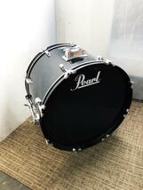 地域限定送料無料★超美品 中古★Pearl パールドラムセット ROADSHOW ロードショー ブラック 楽器 ドラム【Pearl ドラムセット】AZ6V_画像2