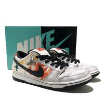 19年製 NIKE SB DUNK LOW RAYGUN WHITE BQ6832-101 ダンク エスビー ロー レイガン ホワイト 27cm 箱有り ナイキ 店舗受取可_画像1