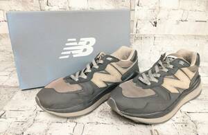 箱付き NEW BALANCE×N.HOOLYWOOD TEST PRODUCT ニューバランス エヌハリウッドコラボ スニーカー M57:40 ブラック×カーキ 27.0cm