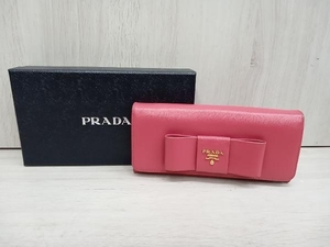 PRADA プラダ 1M1132 長財布 ピンク 財布