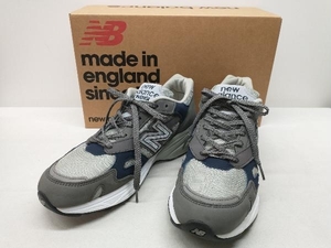 new balance M920GNS スニーカー メンズ 27.5cm US9.5 UK9 EUR43 グレー×ネイビー イングランド製 箱 タグあり