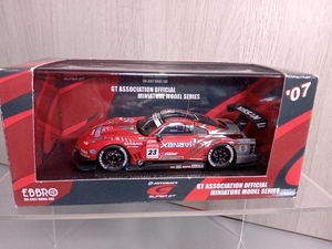 【現状品】B-75 EBBRO 1/43 SUPER GT 500 XANAVI NISMO Z 2007 No.23 SILVER/RED