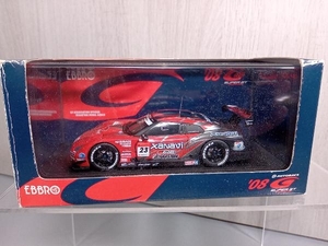 【現状品】B-77 EBBRO 1/43 SUPER GT 500 XANAVI NISMO GT-R 2008 No.23 RED/SILVER