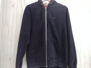 Supreme/シュプリーム/フルジップパーカー/Cntrast zip up/ブラック×レッド/裏起毛/カナダ製/18SS/サイズS