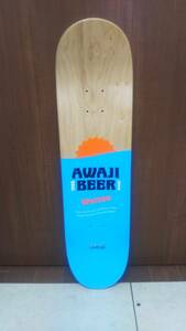 現状品 淡路ビール×DORCUS ドーカス TEAMAWAJI BEER WEIZEN 8.0スケートボード スケボー(板のみ)