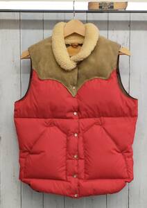 【値下げ】Rocky Mountain Featherbed ロッキーマウンテン CHRISTY VEST 450-472-12 レッド ダウンベスト