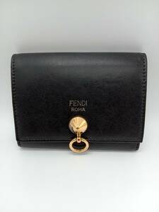 FENDI Fendi футляр для карточек / футляр для визитных карточек черный 02421256