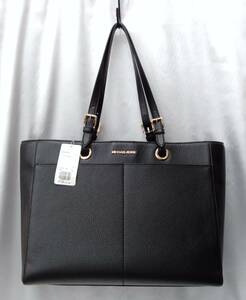 美品 MICHAEL KORS マイケルコース 35S1GTVT7L バッグ タグ付き ショルダーバッグ ビジネスバッグ 黒 ブラック系