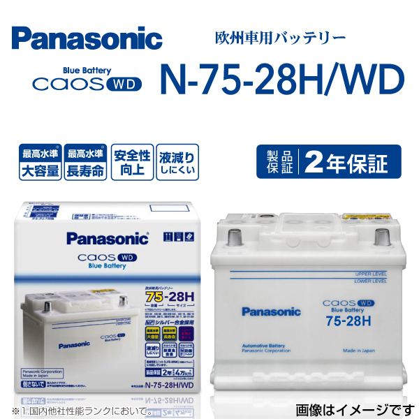 71-28L/WD パナソニック PANASONIC バッテリー カオス 欧州車用 N-71