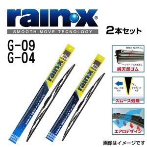 Rain X レインX ワイパー グラファイト スムース処理 エアロデザイン Uフック (525mm)