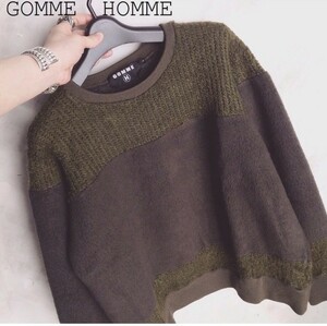 GOMME HOMME(ゴムオム) ■ニット/ セーター(メンズ) ■二号（2）M～Lくらい 着丈の長すぎない旬ボックスシルエット