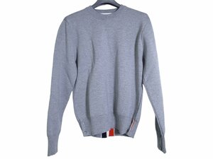 THOM BROWNE. Tom Brown men's crew neck wool knitted sweater 2