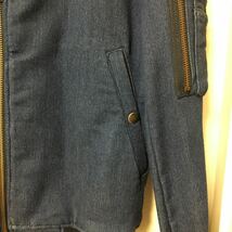 ◆【未使用】SHIPS JETBLUE シップス ジェットブルー / スエットデニム MA-1 INDIGO BLUE Msize_画像4