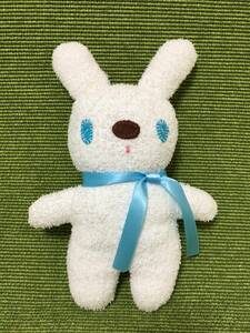 うさぎのカップルのぬいぐるみ（タオル生地）　ハンドメイド