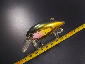 ノリーズ ショットオメガビッグ62 #221/ナチュラルゴールド USED 田辺哲男 NORIES SHOT OMEGA BIG CRANKBAIT