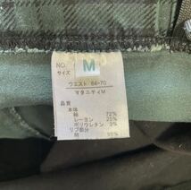 マタニティパンツ M スキニーパンツ ウィンドーペン チェック柄 おしゃれ_画像3