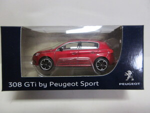 ★超レア稀少★プジョー 308 GTi 270 by PEUGEOT SPORT 2015★ミニカー★赤★ NOREVノレブ社製★新品・未使用品★１／６４スケール★