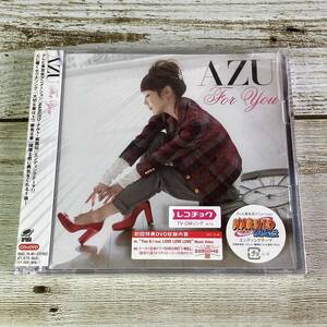 G104 「未開封CD+DVD」 シングルCD　AZU　/　For You　(初回生産限定盤)　●　ナルト疾風伝　エンディングテーマ