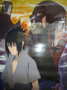 クリアポスター　NARUTO ナルト 疾風伝　サスケ＆イタチ