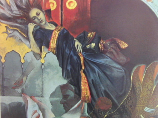 Sumako Yamane, Historia del sueño indio, libro de arte raro, pintura enmarcada, Hecho en Japón, nuevo y enmarcado, Buen estado, envío gratis, cuadro, pintura al óleo, retrato