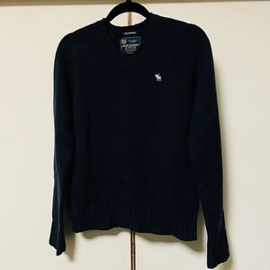 Abercrombie Abercrombie & Fitch V neck sweater navy S