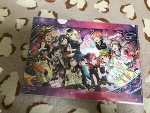 B075クリアファイル　ラブライブ！ スクフェス公式ブック メロンブックス特典 μ's ことり 絵里 希 にこ 花陽 凛 真姫 海未 穂乃果