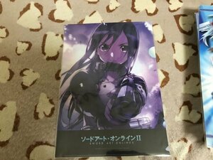 B076クリアファイル　ソードアート・オンライン SAO　CD 購入特典 非売品　キリト　シノン