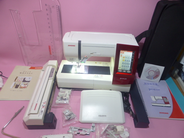 ビッグ割引 美品ジャノメセシオ9700、フル装備、試し縫い済み!高級