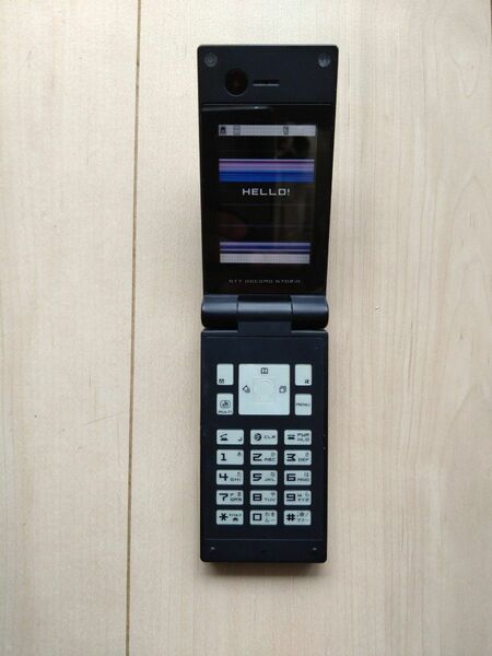 【中古】NTT docomo ドコモ FOMA N702iD 日本電気 NEC ガラケー ケータイ ブラック 携帯電話