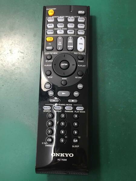 新品 【ＯＮＫＹＯ（倒産）】リモコン　RC-763M （TX-SA578B 用）（メーカー倒産の為、今後の入荷ナシ）　メーカー倒産　