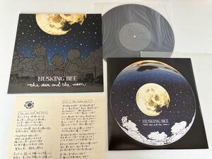 【10inch良好品】HUSKING BEE / the sun and the moon INI CORP inir0004 99年シングル,ハスキング・ビー,磯部正文,平本レオナ,工藤哲也,