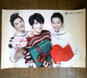 即決◆JYJ ◆ＴＯＮＹＭＯＬＹ 韓国版 ポスター◆非売品◆日本発送