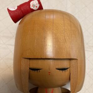 近代こけし 清純 宮川郁夫 内閣総理大臣賞 通産大臣賞 受賞 おかっぱ頭 リボン 創作こけし 伝統工芸 元箱あり