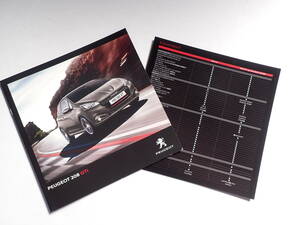 *[ Peugeot 208GTI] catalog /2017 year 4 month / various origin table attaching / postage 185 jpy 