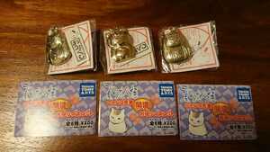  new goods unopened Natsume's Book of Friends nyanko. raw better fortune amulet mascot 3 piece set Capsule toy 
