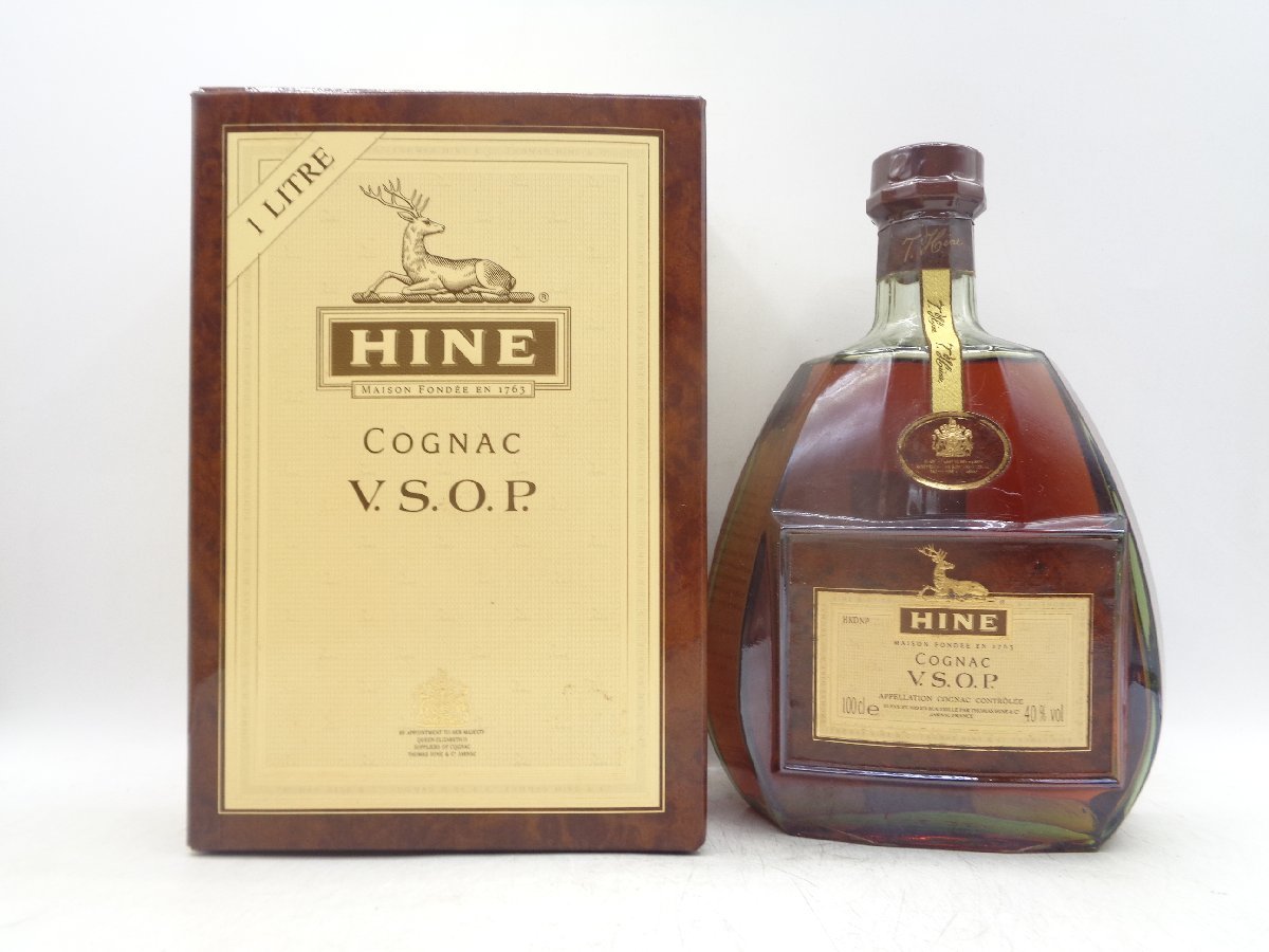クーポン安い HINE XO COGNAC ハイン コニャック ブランデー1000ml 箱
