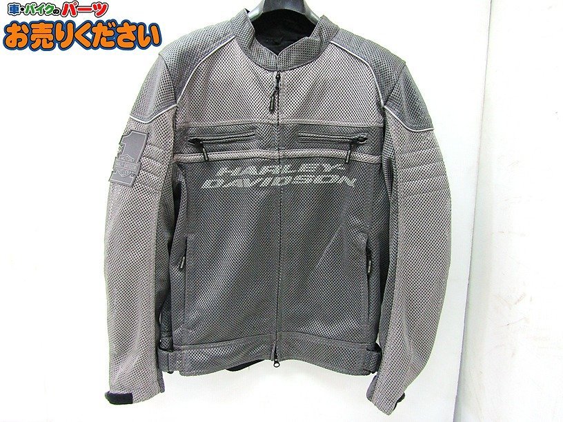 ハーレー純正 レザーメッシュジャケット Lサイズ バイクウエア/装備 適切な価格