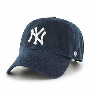 ’47 (フォーティセブン) FORTYSEVEN キッズ 子供 ヤンキース (ニューヨーク) キャップ Yankees Home Kids ’47 CLEAN UP Navy