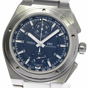 * written guarantee attaching .[IWC SCHAFFHAUSEN]IWC Ingenieur chronograph IW372501 self-winding watch men's _708196[ev15]