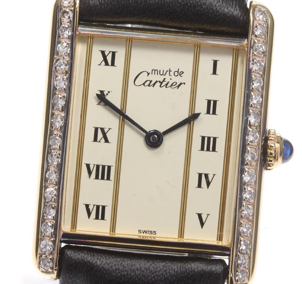 柔らかな質感の Cartier - 【CARTIER】カルティエ マストタンク ...