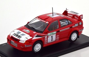 Altaya　1/24　三菱・ランサー Evo6　#1　T．マキネン　1999 ラリー ニュージーランド優勝