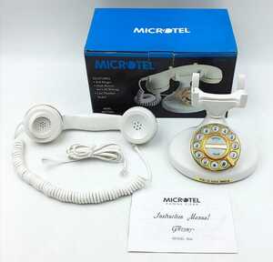 保管品☆MICROTEL 96410 THE GATSBY レトロ　電話機　プッシュ式☆　て8055