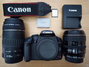 Canon EOS Kiss X3 レンズ２点 28-80mm 90-300mm 